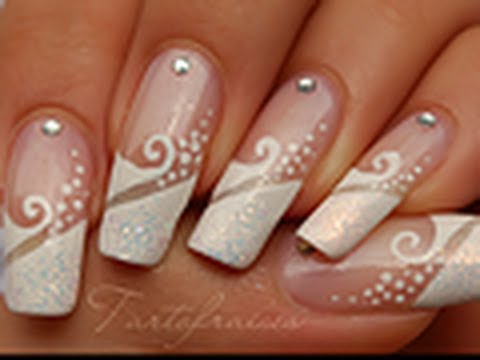 Almay Makeup on Nail Art French Manucure De Mariage   How To Do A Wedding Manicure