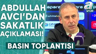 Trabzonspor 5-1 Karagümrük Abdullah Avcı Maç Sonu Basın Toplantısı / A Spor / 09