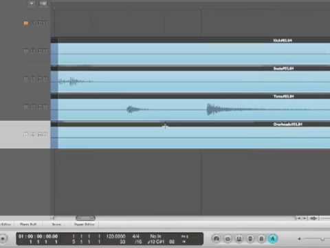 Logic Studio 8 - Lesson1 Multitrack Drum Quantizing