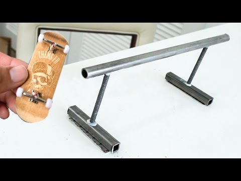 HOW TO MAKE A FINGERBOARD RAIL!!! *Super Easy*