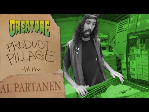 Al Partanen: Product Pillage for Creature Skateboards