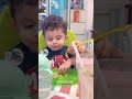 He is eating a Maggie for the First Time❤️Kishwer Merchant Nirvair Rai #ytshorts #shortvideo #shorts