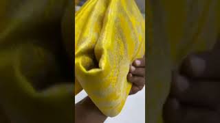 Bridal Kanjeevaram Silk Saree In Yellow Color With D Zari And Silver Zari Weave