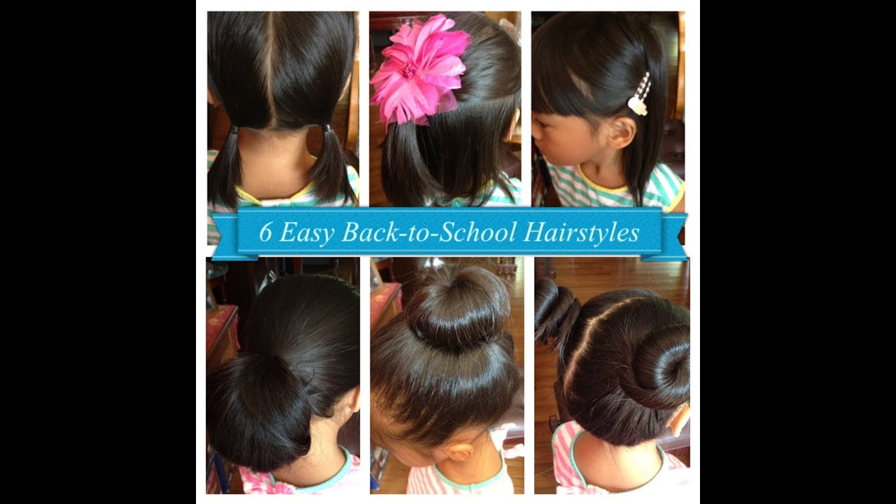 Easy Back-to-School Hairstyles for Girls (Short & Long hair ...