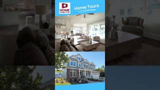 Custom Home with Finished Attic Bonus Room (1-minute House Tour) - Interior Design Ideas - #shorts
