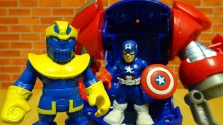 Marvel Playskool Heros Captain America Space Armor