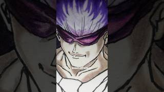 Gojo Saturo Drawing Jujutsu Kaisen