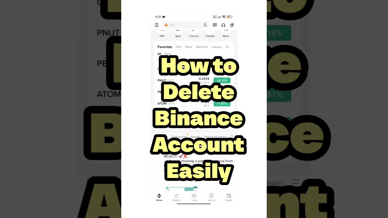 How to delete a Binance account | Guide | Binance How to delete a Binance account | Guide | Binance
