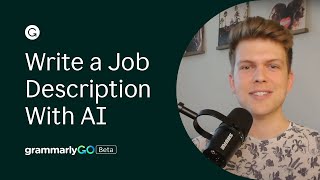 How To Write A Job Description With Ai