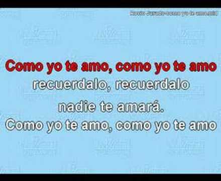 COMO YO TE AMO LYRICS ROCIO como yo te amo lyrics rocio: