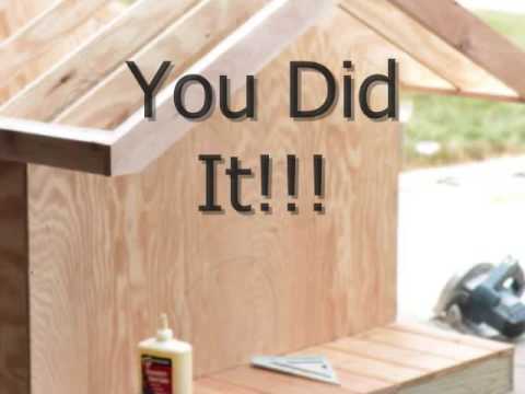 www.doghouseplanssite.com Discover how to build a high quality, insulated and affordable dog house of multiple shapes and sizes. Easy to follow plans for 