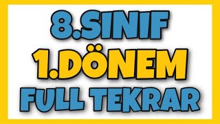 8. Sınıf LGS Matematik 1. Dönem  Tekrar | Konu Anlatımı Özet Genel Tekrarı