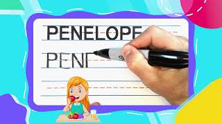 How To Write Penelope Write With Me -- For Kids