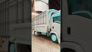 Miniatur Truk Isuzu Nmr 71 Full Buka Full Hidrolik