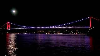 boğaziçi köprüsü gece manzara müthiş