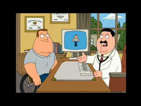 Family Guy - Joe got his new legs