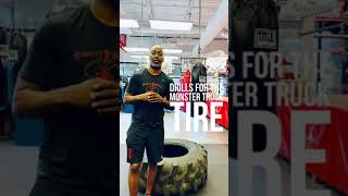 How to use the monster truck tire for boxing training 🥊
