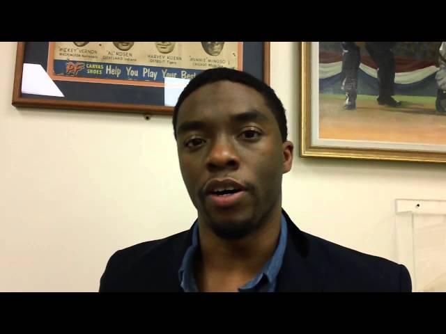 The power of "42": Chadwick Boseman on becoming Jackie Robinson