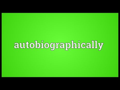 Header of autobiographically