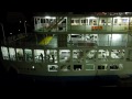 桜島フェリー船上からターミナル出港風景を撮ってみた