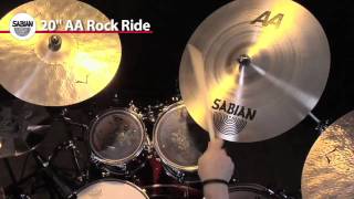 Sabian 20" AA Rock Ride Cymbal 