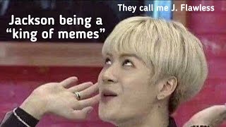 Jackson Wang being a king of memes