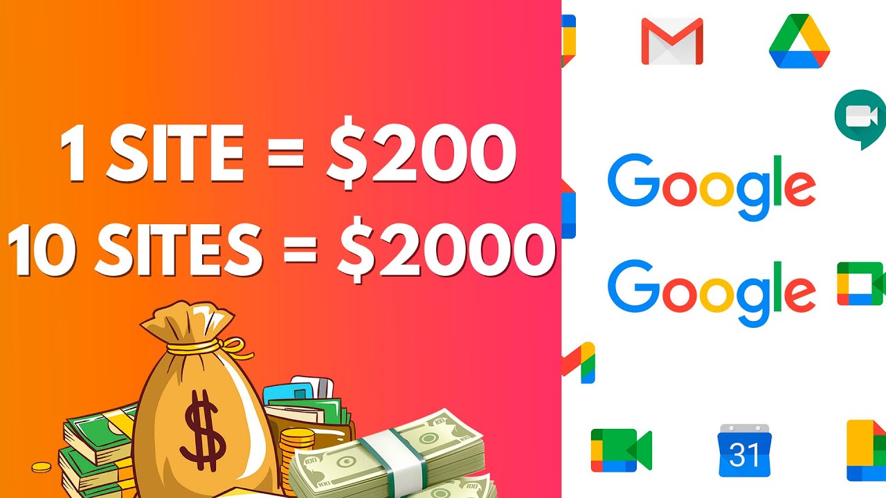 Ganhe $200 com Sites do Google | Um Novo Método (Ganhar Dinheiro Online)