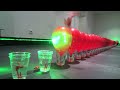 World Record Submission - 100 Laser Balloon Popping Dominoes - Wicked Lasers S3 Krypton 750mW+ IMG *