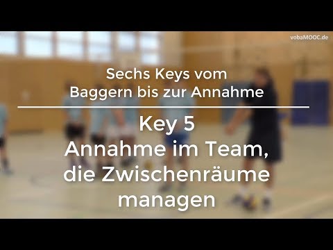 Stefan Hübner - Baggern/Annahme - Key 5: Annahme im Team, die Zwischenräume managen