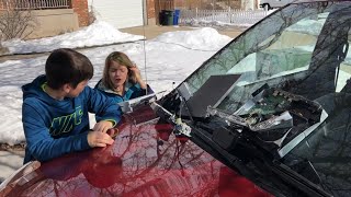 Kid Temper Tantrum Put Xbox On Top Of Van Before Car Wash Original