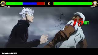 Gojo Vs Miguel With Healthbars Jujutsu Kaisen 0