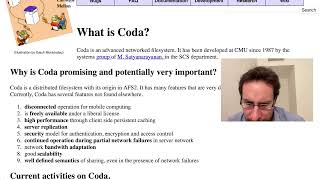 Talk Distributed Filesystems Like Coda, Because Smbcifs Does Not Really Scale Over Internet -