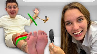 Extreme Tickle Challenge From Two Girls