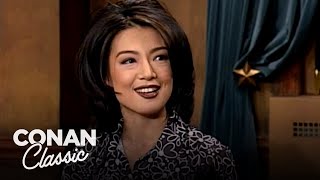 Ming-Na Wen Was Outshined By Jean-Claude Van Dammes Late Night With Conan Obrien