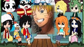 Mugiwaras React to Naruto || One Piece || Gacha