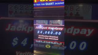 4 Deuces Handpay Jackpot On Deuces Wild Max Action Five Play Video Poker At Den Nugget Casino