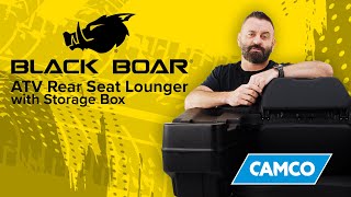 Black Boar Atv Rear Seat Lounger