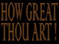 How Great Thou Art by Becoming the Archetype (Animated Typography)