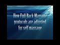 How to massage your back by yourself