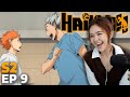 bokuto and hinata are HILARIOUS | Haikyuu Season 2 Episode 9 Reaction!