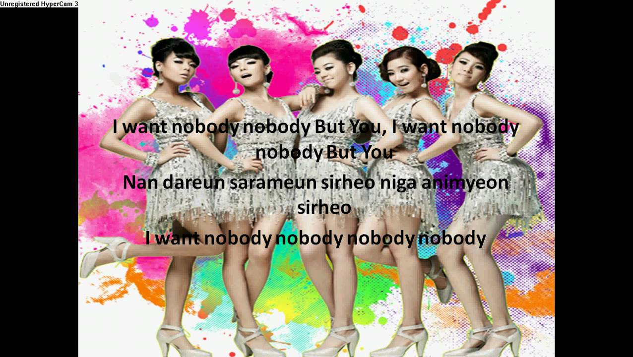 Nobody by Wonder Girls with lyrics - YouTube