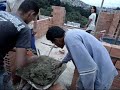 assentamento de tijolos