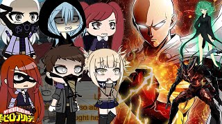 Mha Villains react to One Punch Man || All Parts