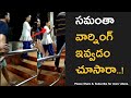 Actress Samantha Akkineni Sweet Warning to Fans While Walking to Tirumala