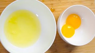 How to Separate Egg Whites and Yolks Fast and Easy!