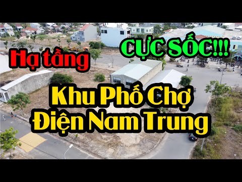 Hạ tầng dự án Khu Phố Chợ Điện Nam Trung | Đất nền giá rẻ ngay chợ Điện Nam Trung