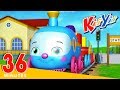 Colour Train | Plus Lots More Nursery Rhymes | 36 Minutes Compilation from KiiYii!