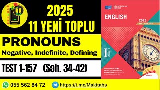 Di̇m 11-Ci̇ Si̇ni̇f Test Toplusu 2025 İngi̇li̇s Di̇li̇ Pronouns Negative, Indefinite, Defining İzah