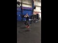 280 hang clean and almost jerk