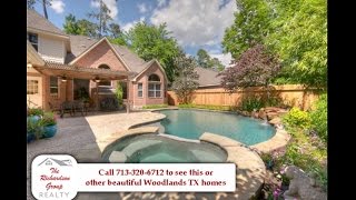 SOLD 19 Vista Mill Pl The Woodlands TX 77382 - call 713-320-6712 for more beautiful homes for sale